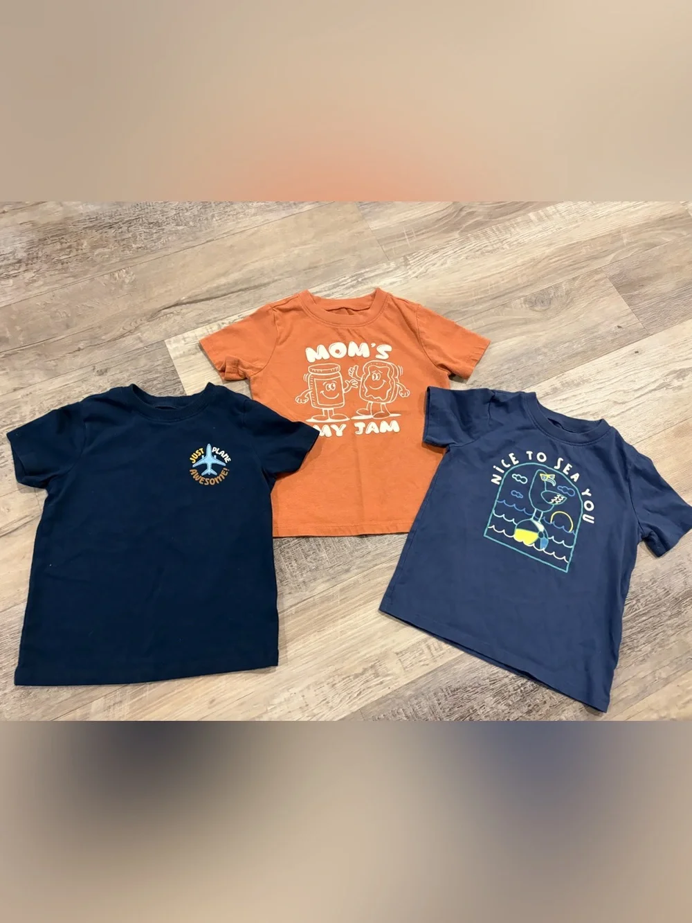 Garanimals SET OF 3 short sleeve graphic t-shirts w/ spongy knit shorts toddler